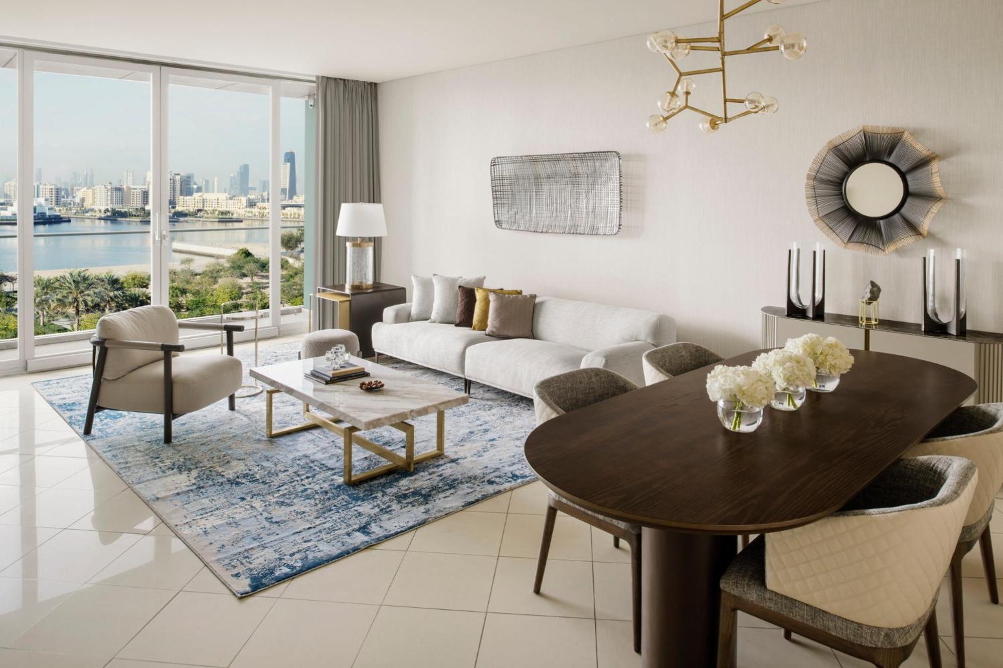 인터컨티넨탈 레지던스 스위트 두바이 페스티벌 시티 외부 사진 Interior of a typical apartment